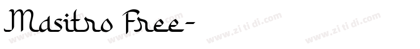 Masitro Free字体转换